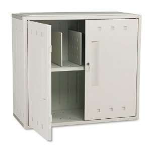  Iceberg  Snapease Stackable Storage Cabinet, 2 Shelves 