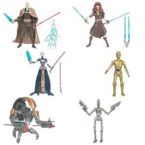  Star Wars Clone Wars Wave 3 Set of 6 