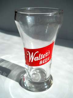 Walters Beer Sham Glass Eau Claire WI Vintage  