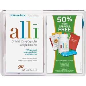  Alli Starter Pack 60 Count With 30 Free Capsule Health 