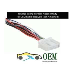  Car Stereo Reverse Wiring Harness for Nissan Infinity 