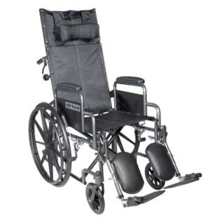 DRIVE SSP20RBDDA Silver Sport Reclining Wheelchair  
