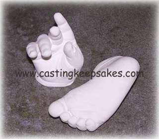 DELUXE INFANT FOOT HAND CASTING KIT + Baby Bottom Cast  
