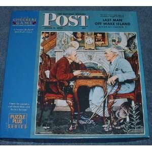  The Checkers Game The Saturday Evening Post 500 pc Puzzle 