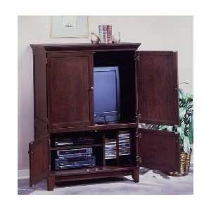  Solid Wood Coffee Entertainment TV Armoire