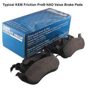  Kemparts/Friction Pro D154 Disc Brake Pad Automotive