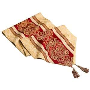  Waterford Table Ashworth 18 by 90 Inch Table Runner, Gold 
