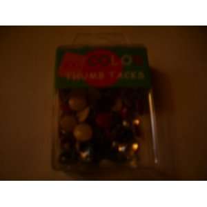  pack of 100 pieces color thumb tacks 