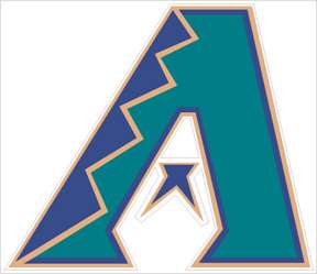 Arizona Diamondbacks #1 MLB Team Logo 6.5 x5.75 decal  
