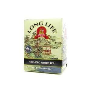 LONG LIFE TEAS, Organic White Tea   20 bags Health 