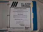 Gradall 1992 XL 5200 Excavator Specs Brochure