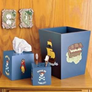  ACCESSORIES (Set of 3 pieces waste basket, tissue box & toothbrush 