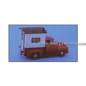    Alloy Forms HO Scale 1956 Ford Pick Up Truck w/Camper Toys & Games