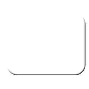  Tuftop Tempered Glass Kitchen Cutting Board   White 