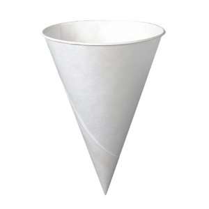 SOLO 6RBU Unprinted Cone Cup Bagged 6 Oz. (5000 Pack)  