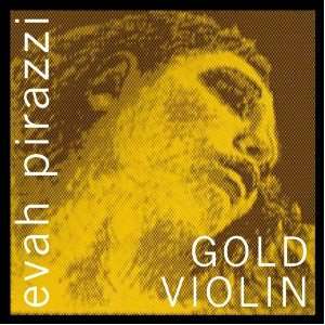 Pirastro Evah Pirazzi Gold Violin String Set   Silver Wound G   Loop E 