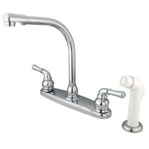  Double Handle Centerset Cold and Hot Water Dispenser Kitchen Faucet 