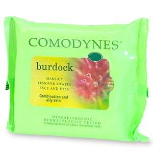Buy Comodynes Make Up Remover Towels for Face and Eyes, Burdock 