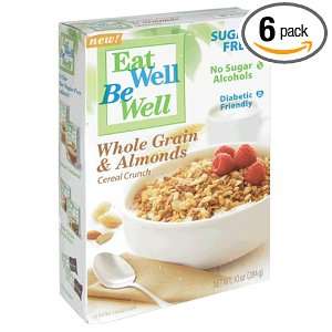 Eat Well Be Well Whole Grain And Almond Cereal Crunch, 10 Ounces (Pack 