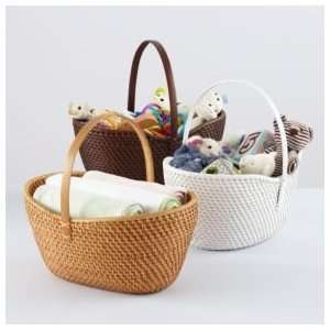  Rattan I Am Storage Collection Basket with Handle