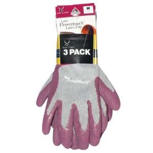  Red Steer 206 3M Womens Latex Palm Glove, Medium, Pack of 