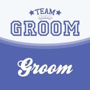  Team Groom Groom (Stars) Button 
