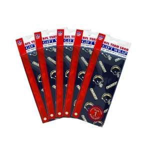 San Diego Chargers NFL Flat Wrapping Paper Pack (5 Packs)  